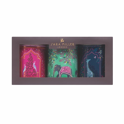 Set of 3 Caddy Tins Sara Miller India